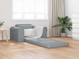 Folding Sofa Bed Light Grey 98 x 71 x 83 cm Fabric 42030500
