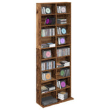 CD Cabinet Old Wood 65 x 23.5 x 175 cm Engineered Wood 8012664