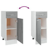 Drawer Bottom Cabinet Lyon Grey Sonoma 30x46x81.5 cm Engineered Wood 815568