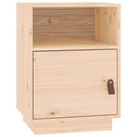 ZNTS Bedside Cabinets 2 pcs 40x34x55 cm Solid Wood Pine 818316