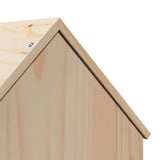 Cat House 41x50x50 cm Solid Wood Pine 859295