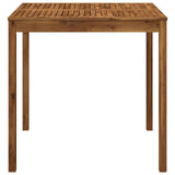 Garden Bar Table Natural 110 x 108.5 x 105 cm Solid Acacia Wood 901259
