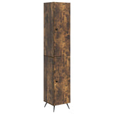 Cabinet Set 2 pcs Smoked Oak Engineered Wood 3416876