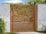 Garden Gate 100x150 cm Weathering Steel Cross Design 4101006