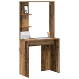 Desk with Shelf Old Wood 78.5 x 37 x 154.5 cm Engineered Wood 869344