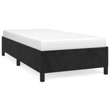 Bed Frame without Mattress Black 90x190 cm Single Single Velvet 349880