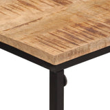 Console Table 80x30x74 cm Solid Wood Mango and Iron 371967
