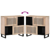 Sideboard 80x34x75 cm Solid Wood Mango 377572