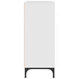 Sideboard High Gloss White 79.5 x 33 x 82 cm Engineered Wood 883438