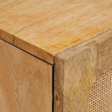 Sideboard with Shelf Brown 60 x 33 x 100 cm Solid Mango Wood 4018072