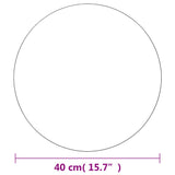 Wall Mirrors 2 pcs 40 cm Round Glass 3051626