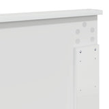 Headboard Gloss White 100 cm Engineered Wood 887598