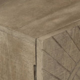 Sideboard 55x30x76 cm Solid Wood Mango and Iron 372015