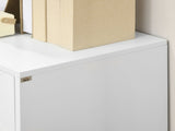 Storage Cabinet Slim Sideboard with Golden Hairpin Legs Adjustable Shelves for Living Dining T3398P342468