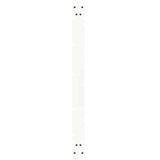 Dining Table Legs V-Shape 3 pcs White 100x cm Steel 4012673