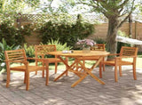 Garden Chairs 4 pcs 59x55x85 cm Solid Wood Acacia 3216303