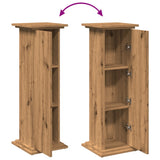 Display Stand with Storage Artisan Oak 31x30x90 cm Engineered Wood 854615