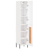 Highboard White 34,5x34x180 cm Engineered Wood 3199113