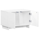 TV Stand 60 x 34.5 x 40 cm White Engineered Wood 8011558