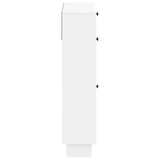 Shoe Cabinet EDE 78 x 24 x 103 cm Engineered Wood White 895995
