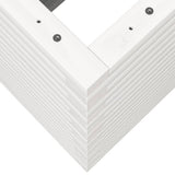 Garden Planter White 70x40x68.5 cm Solid Wood Pine 3282485