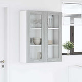 Hanging Cabinet Grey Sonoma 80 x 31 x 100 cm Engineered Wood 884399