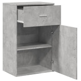 Storage Cabinet Concrete Grey 56.5x39x90 cm Engineered Wood 840712