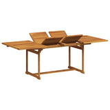9 Piece Garden Dining Set Solid Wood Acacia and Textilene 3279279
