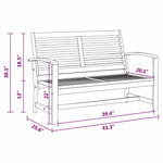 Garden Sofa Set Natural Solid teak wood 3356855