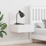 Bedside Table 2 pcs White 42 x 32.5 x 40 cm Solid pine wood 873496