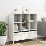 Highboard White 101.5x39x103.5 cm Steel 851393