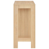 Bar Table with Shelf Oak 110x50x103 cm 280213