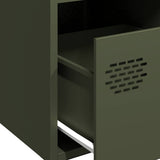 Sideboard Olive Green 35x39x73.5 cm Cold-rolled Steel 851356