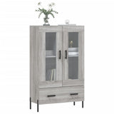 Highboard Grey Sonoma 69.5x31x115 cm Engineered Wood 828314