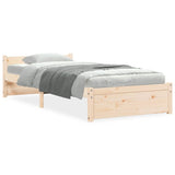Bed Frame without Mattress Solid Wood 90x200 cm 815029