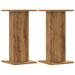 ZNTS Speaker Stands 2 pcs Artisian Oak 30x30x60 cm Engineered Wood 852662