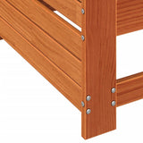 Garden Sofa Wax brown Solid pine wood Single Modular 844880