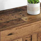 Wall-mounted Cabinet 2 pcs Old Wood 69.5 x 34 x 90 cm 3415556