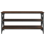 TV Cabinet Brown Oak 100x40x50 cm Engineered Wood 825796