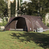 Family Tent Dome 6-Person Brown Waterproof 4009471