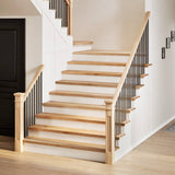 Stair Treads 4 pcs Untreated 110x30x2 cm Solid Wood Oak 3282903