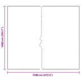 Clear Tarpaulin with Eyelets 10x12 m Polyethylene 4018581
