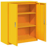 Storage Cabinet Mustard Yellow 90 x 40 x 105 cm Steel 891649