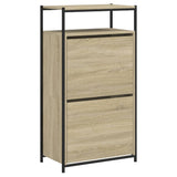Shoe Cabinet Sonoma Oak 60x34x112 cm Engineered Wood 840030