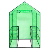 ZNTS Walk-in Greenhouse with 4 Shelves 41545