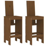 3 Piece Garden Bar Set Honey Brown Solid Wood Pine 3157766