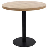 Bistro Table Light Brown 80 cm MDF 286424