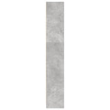 Bookcase Concrete Grey 80x24x143 cm Engineered Wood 857847