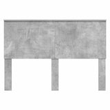Headboard with Headboard Concrete Grey 140 cm Engineered wood 887762