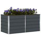 Planter Anthracite 160 x 80 x 75 cm Steel 42018193